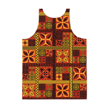 Load image into Gallery viewer, Fiery Tiki Squares Tank Top