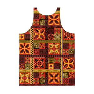 Fiery Tiki Squares Tank Top