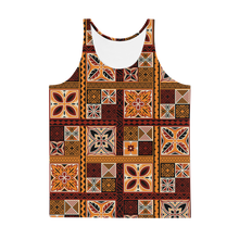 Load image into Gallery viewer, Tiki Squares Tank Top