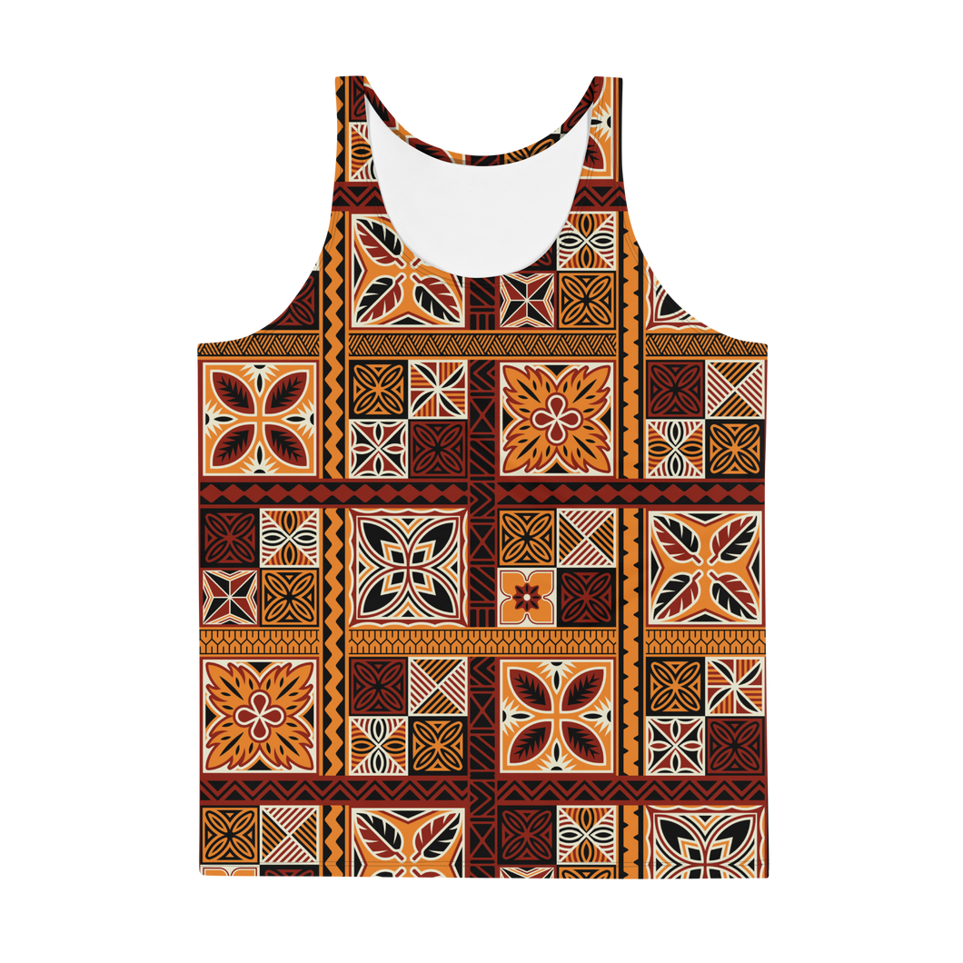 Tiki Squares Tank Top