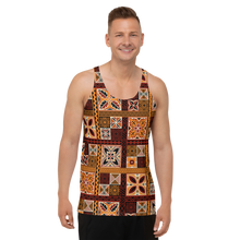 Load image into Gallery viewer, Tiki Squares Tank Top