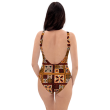 Load image into Gallery viewer, Tiki Squares One-Piece Swimsuit