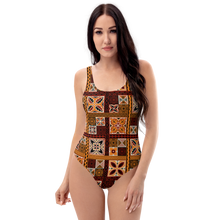 Load image into Gallery viewer, Tiki Squares One-Piece Swimsuit