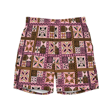 Load image into Gallery viewer, Neapolitan Tiki Squares Swim Trunks