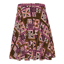 Load image into Gallery viewer, Neapolitan Tiki Squares Skater Skirt