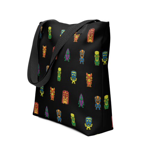 Colorful Little Tikis Tote bag