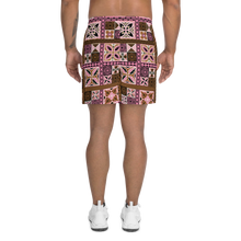 Load image into Gallery viewer, Neapolitan Tiki Squares Athletic Long Shorts