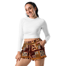 Load image into Gallery viewer, Tiki Squares Athletic Shorts