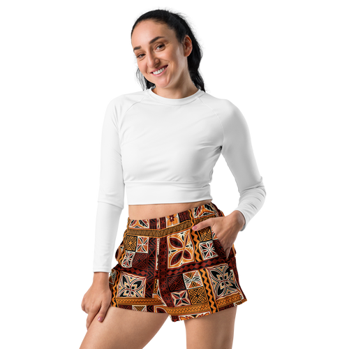 Tiki Squares Athletic Shorts