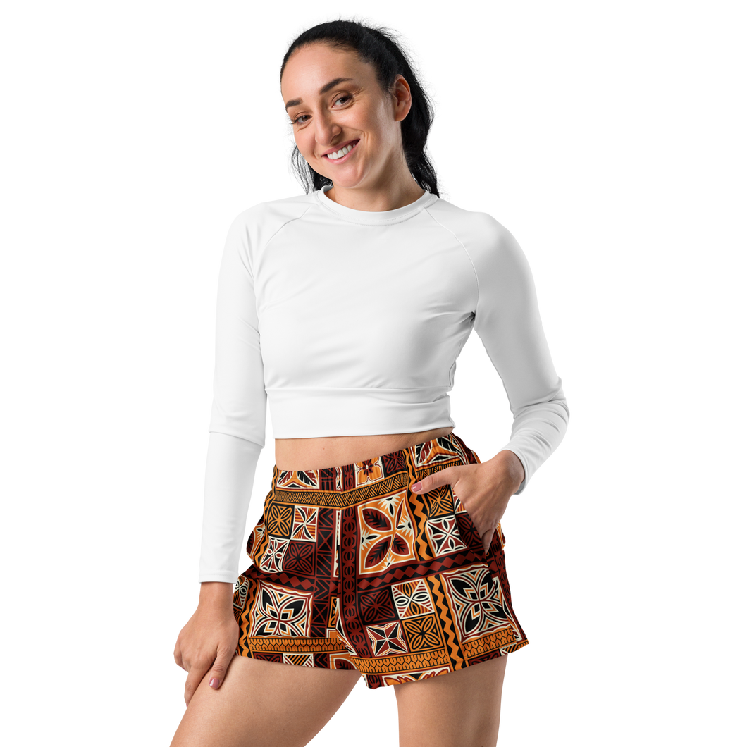 Tiki Squares Athletic Shorts