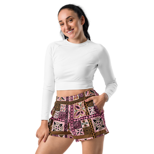 Neapolitan Tiki Squares Athletic Shorts