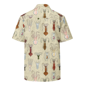 Cephalopod Unisex button shirt