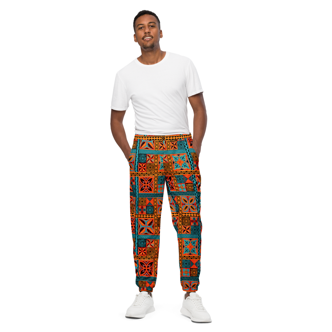 Beach Tiki Squares track pants