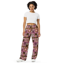 Load image into Gallery viewer, Neapolitan Tiki Squares wide-leg pants