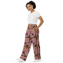 Load image into Gallery viewer, Neapolitan Tiki Squares wide-leg pants