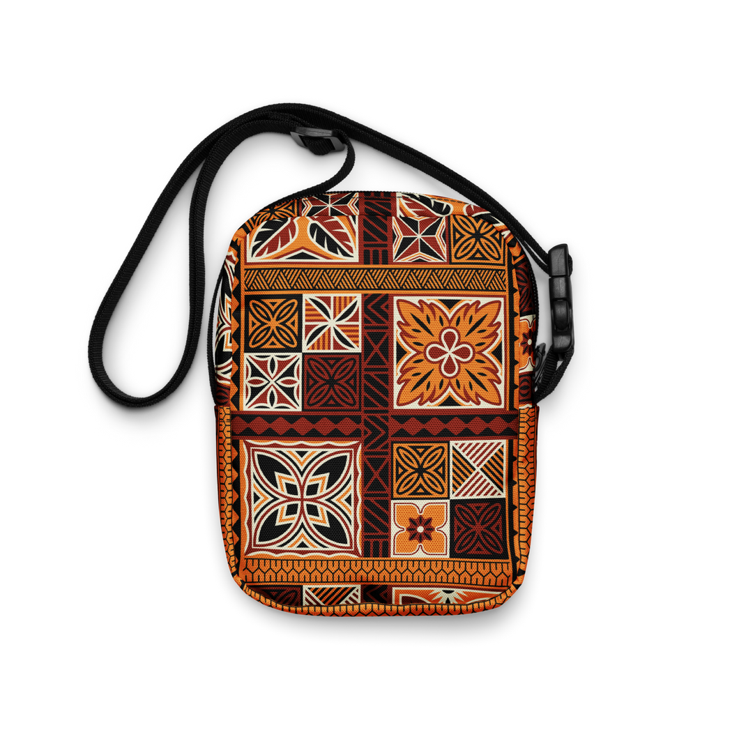 Tiki Squares Utility crossbody bag