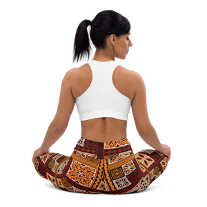 Tiki Squares Yoga Leggings