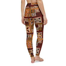 Load image into Gallery viewer, Tiki Squares Yoga Leggings