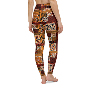 Tiki Squares Yoga Leggings