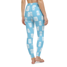 Load image into Gallery viewer, Blue Little Tikis Yoga Leggings