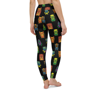 Colorful Little Tikis Yoga Leggings