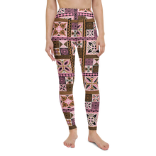 Load image into Gallery viewer, Neapolitan Tiki Squares Yoga Leggings