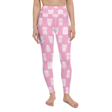 Load image into Gallery viewer, Pink Little Tikis Yoga Leggings