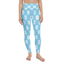 Load image into Gallery viewer, Blue Little Tikis Yoga Leggings