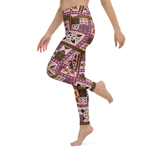 Load image into Gallery viewer, Neapolitan Tiki Squares Yoga Leggings