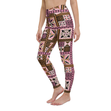 Load image into Gallery viewer, Neapolitan Tiki Squares Yoga Leggings