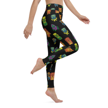 Load image into Gallery viewer, Colorful Little Tikis Yoga Leggings