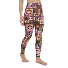 Load image into Gallery viewer, Neapolitan Tiki Squares Yoga Leggings