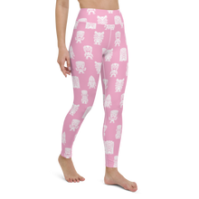 Load image into Gallery viewer, Pink Little Tikis Yoga Leggings