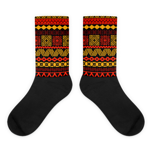 Warm Tiki Striped Socks