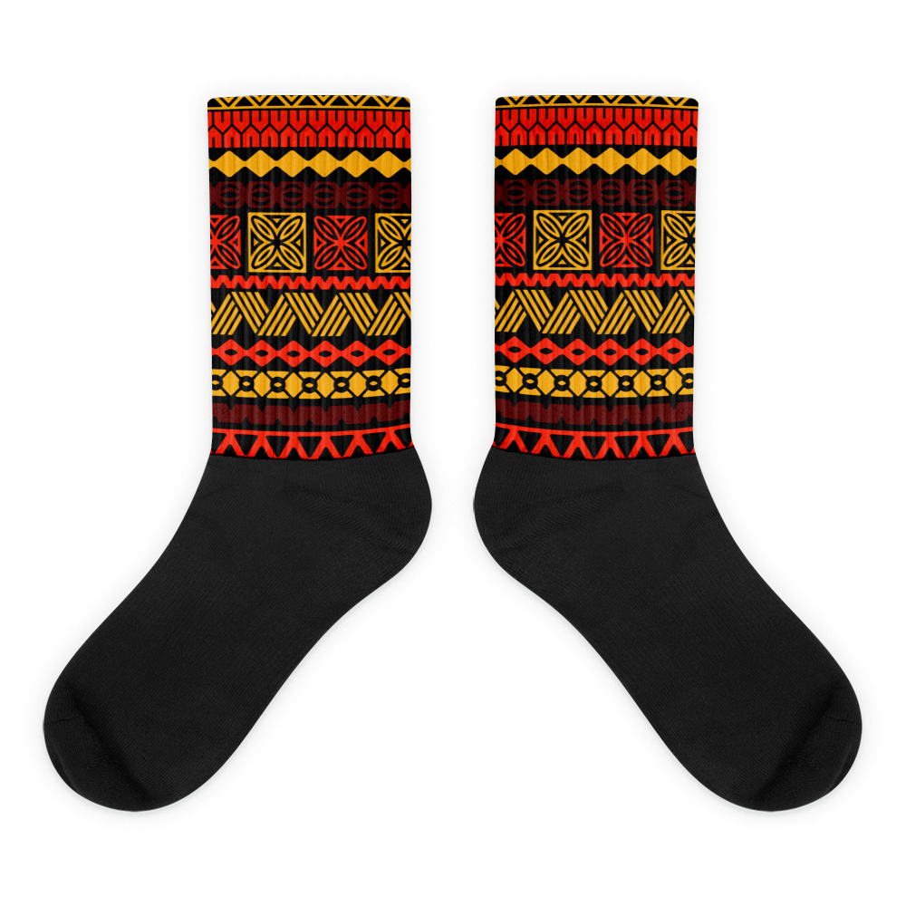 Warm Tiki Striped Socks