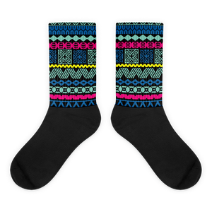 90s Tiki Striped Socks