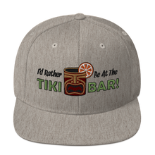 Load image into Gallery viewer, I&#39;d Rather Be at the Tiki Bar Snapback Hat