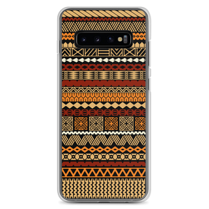 Earth Toned Tiki Striped Clear Case for Samsung®