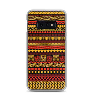 Warm Hues Tiki Striped Clear Case for Samsung®