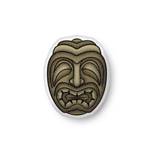 Load image into Gallery viewer, Brown Tiki Head Custom-shaped pillow