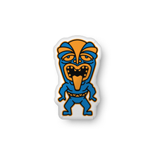 Load image into Gallery viewer, Blue Tiki Custom-shaped pillow