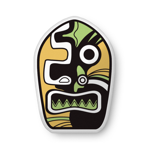 Shield Tiki Custom-shaped pillow