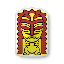 Load image into Gallery viewer, Red Tiki Custom-shaped pillow