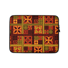 Load image into Gallery viewer, Fiery Tiki Squares Laptop Sleeve