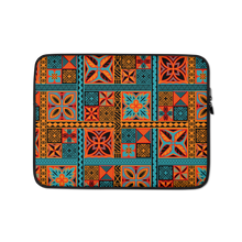 Load image into Gallery viewer, Beach Tiki Squares Laptop Sleeve