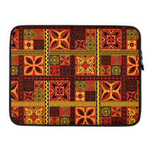 Load image into Gallery viewer, Fiery Tiki Squares Laptop Sleeve