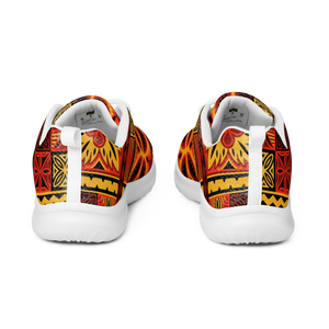 Fiery Tiki Squares Men’s athletic shoes