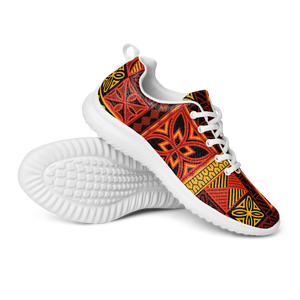 Fiery Tiki Squares Men’s athletic shoes