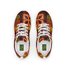 Load image into Gallery viewer, Fiery Tiki Squares Men’s athletic shoes