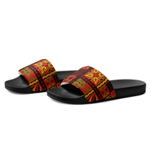 Load image into Gallery viewer, Fiery Tiki Squares Men’s slides